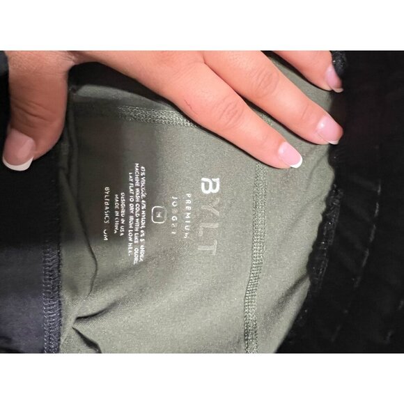 Men's Bylt Olive Green Basics Premium Jogger Olive Green Activewear Size M - Picture 6 of 6